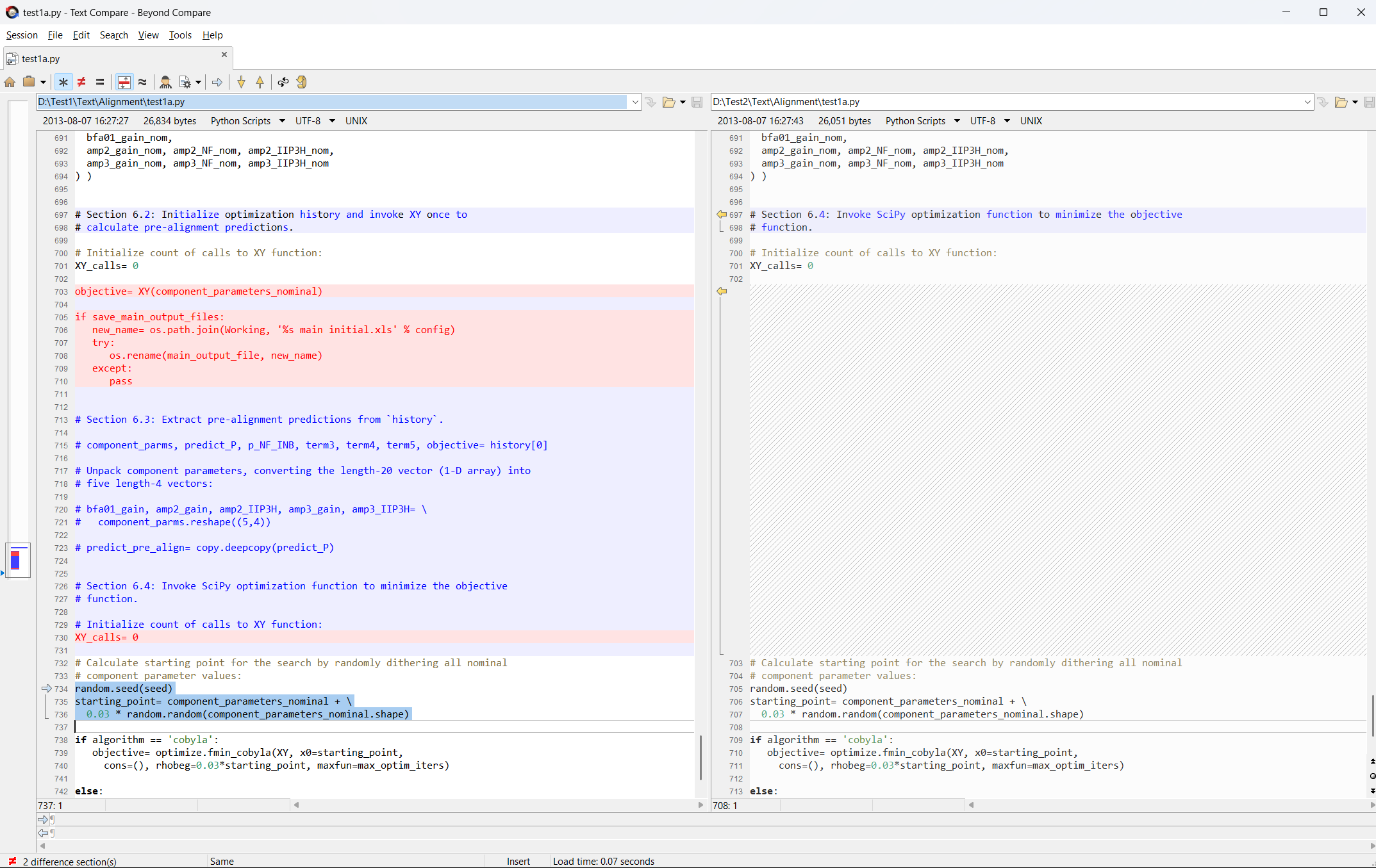 Text Compare - Light Theme