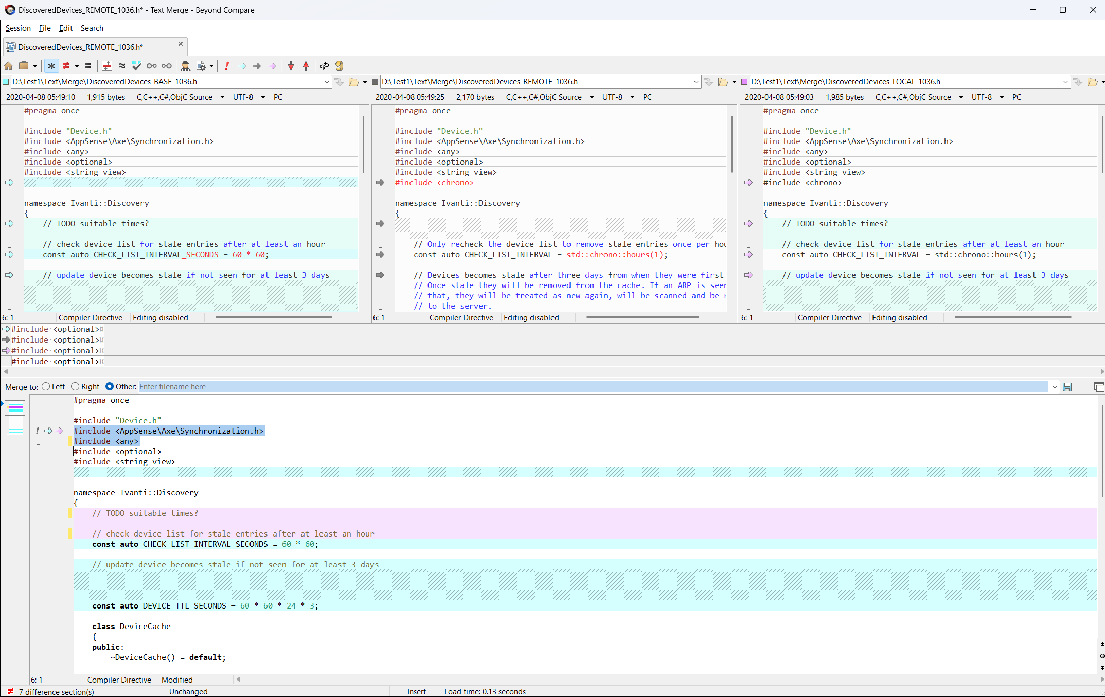 Text Merge - Light Theme