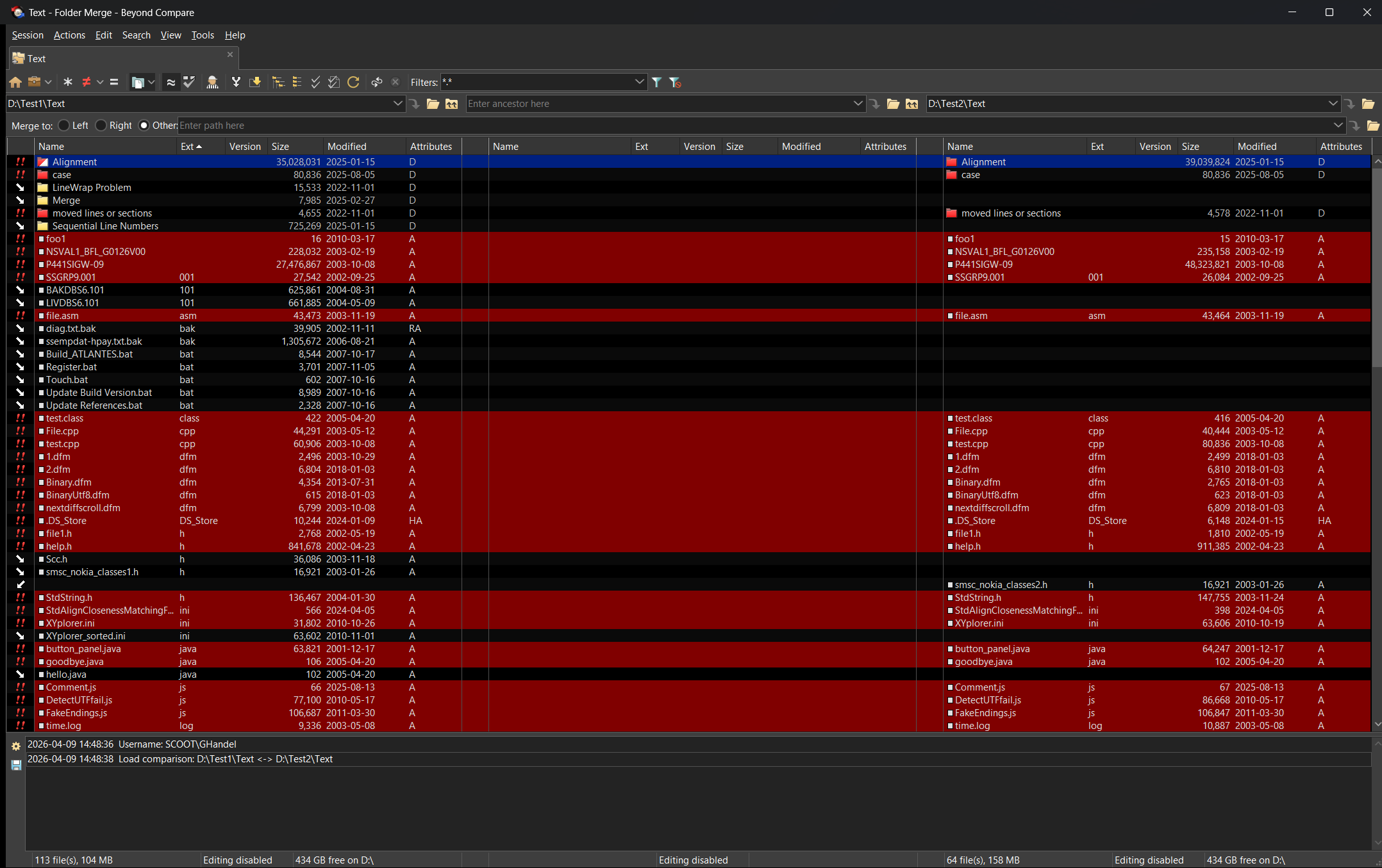 Folder Merge - Dark Theme