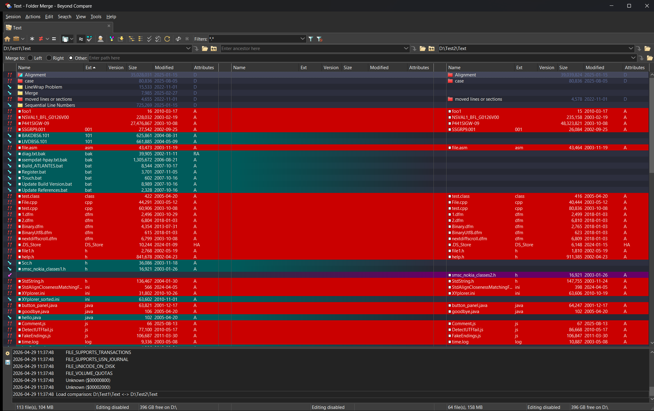 Folder Merge - Dark Theme