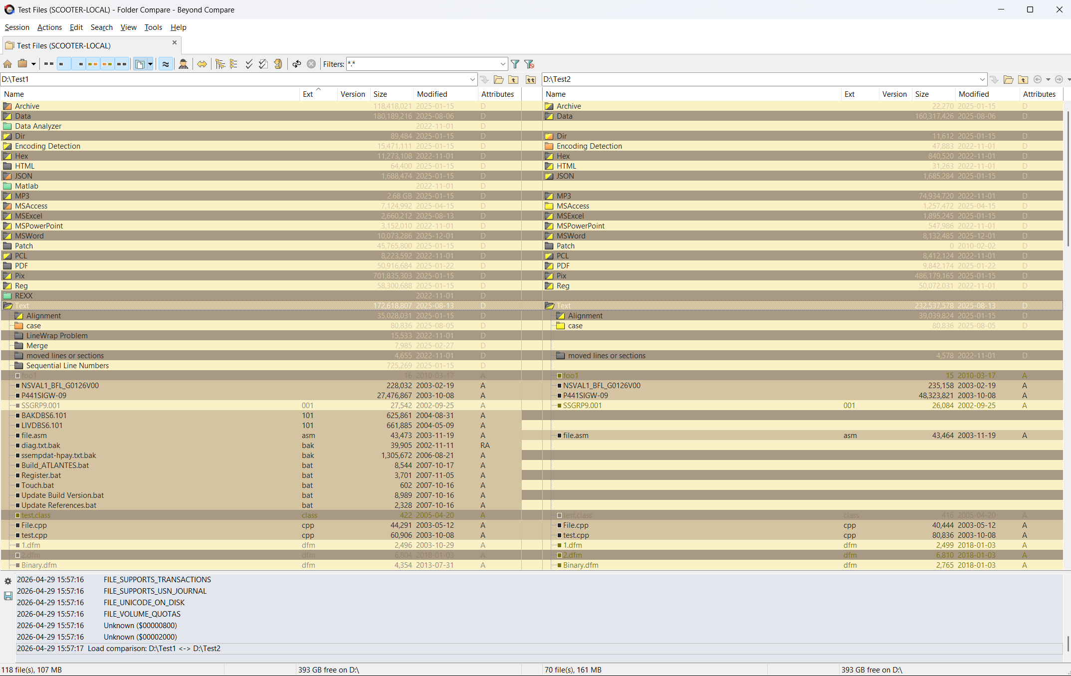 Folder Compare - Light Theme