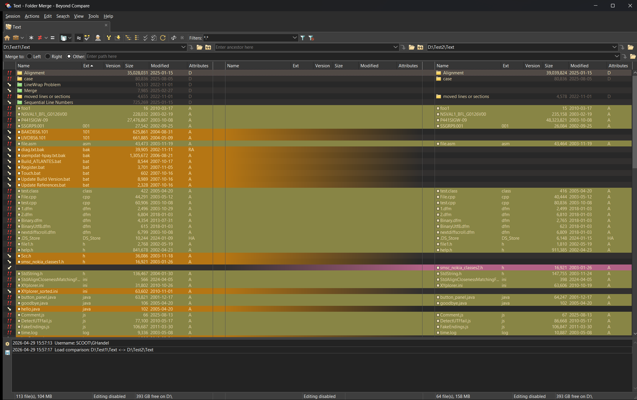 Folder Merge - Dark Theme