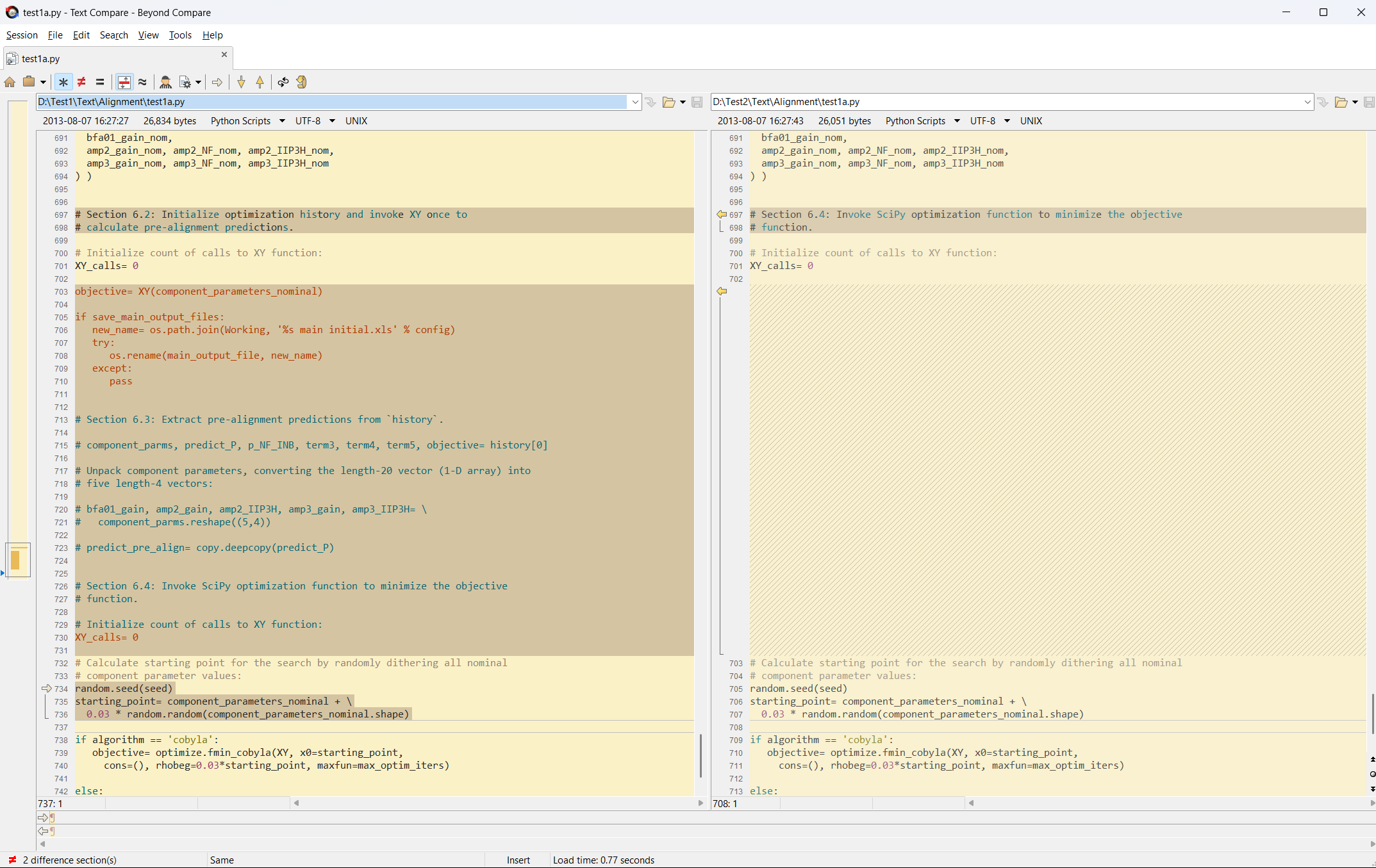 Text Compare - Light Theme