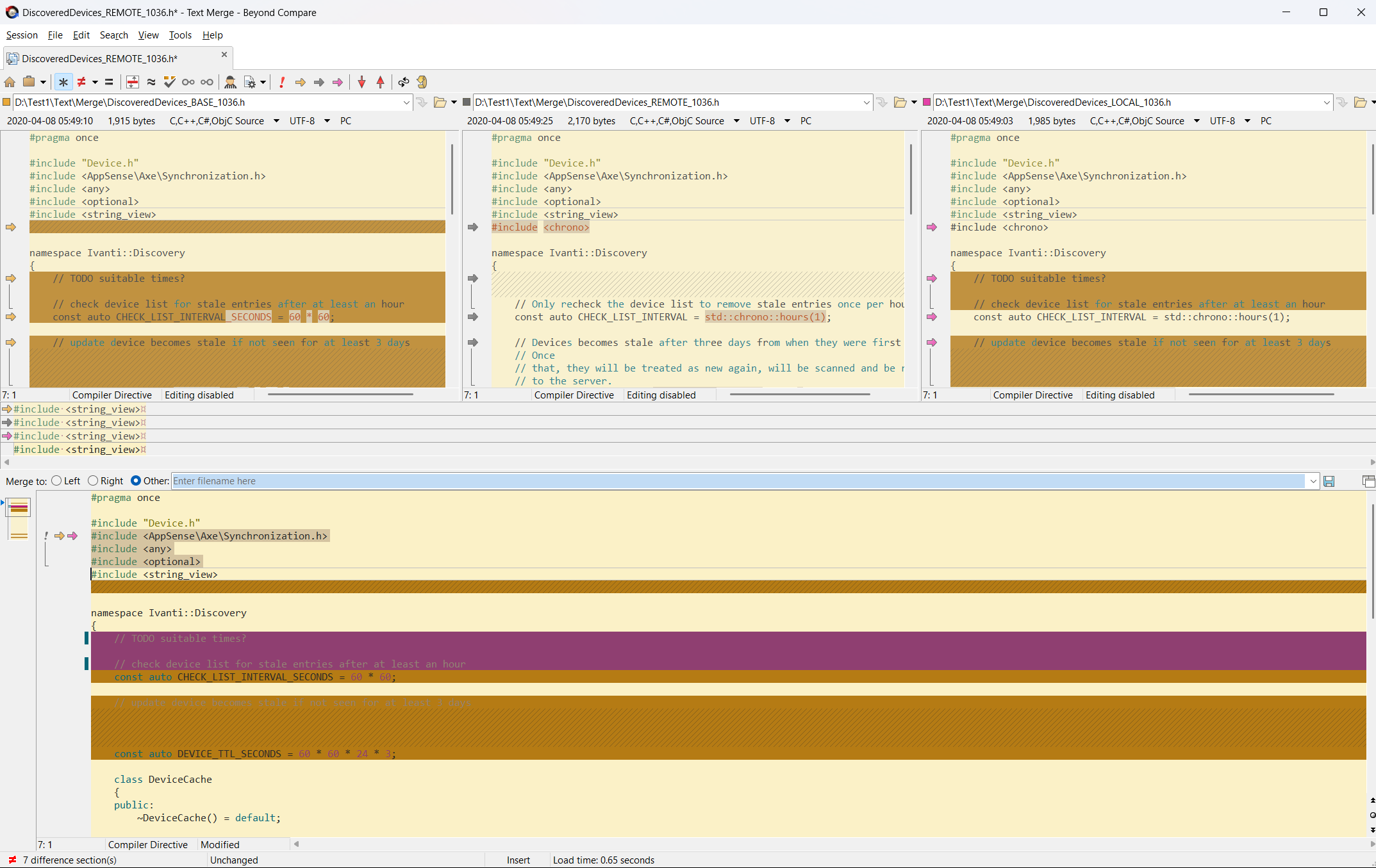 Text Merge - Light Theme