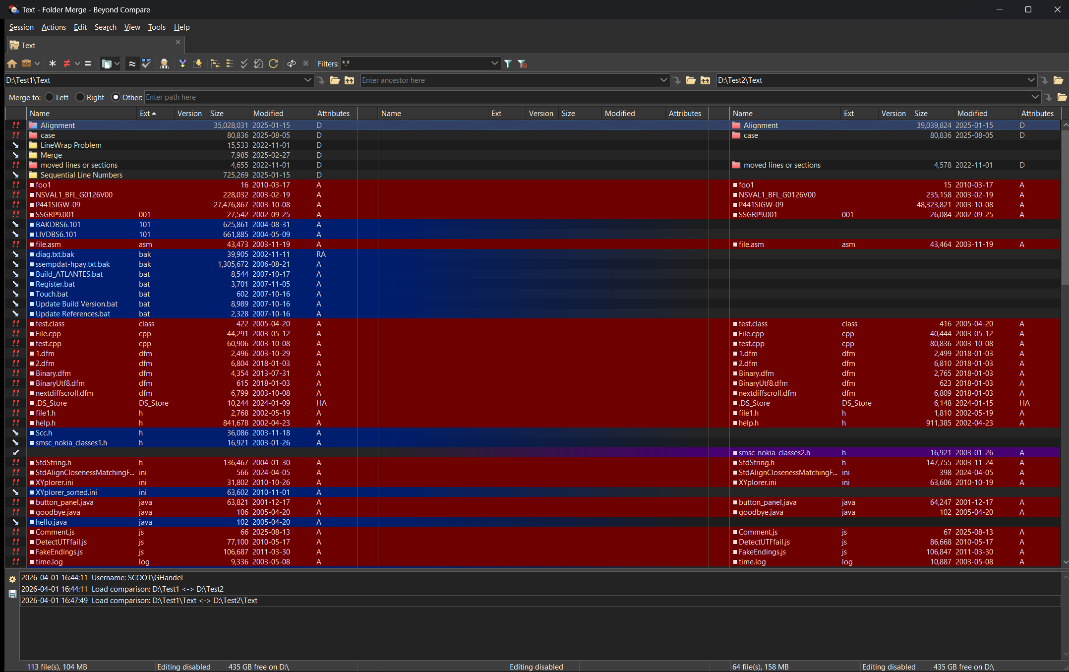 Folder Merge - Dark Theme