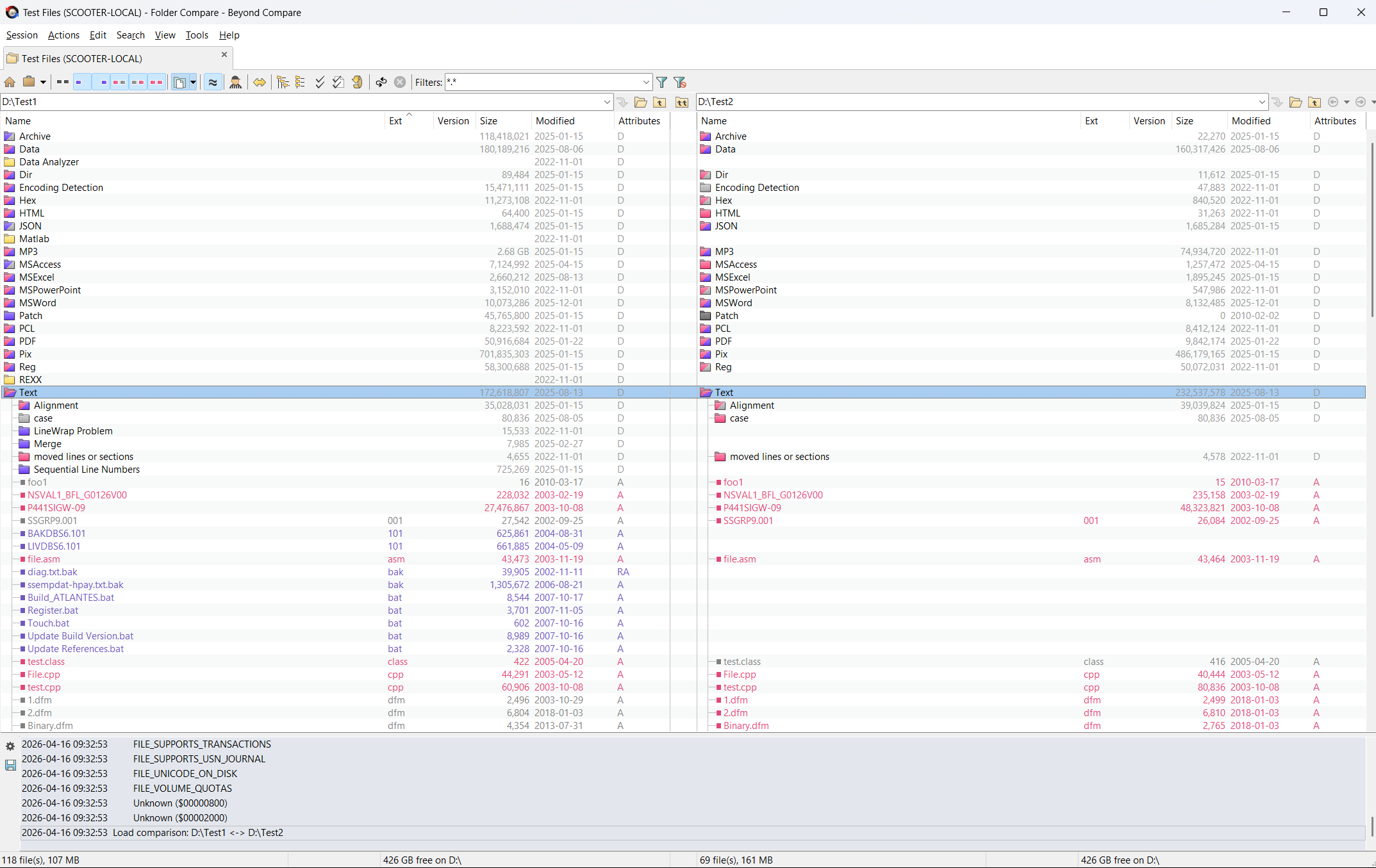 Folder Compare - Light Theme