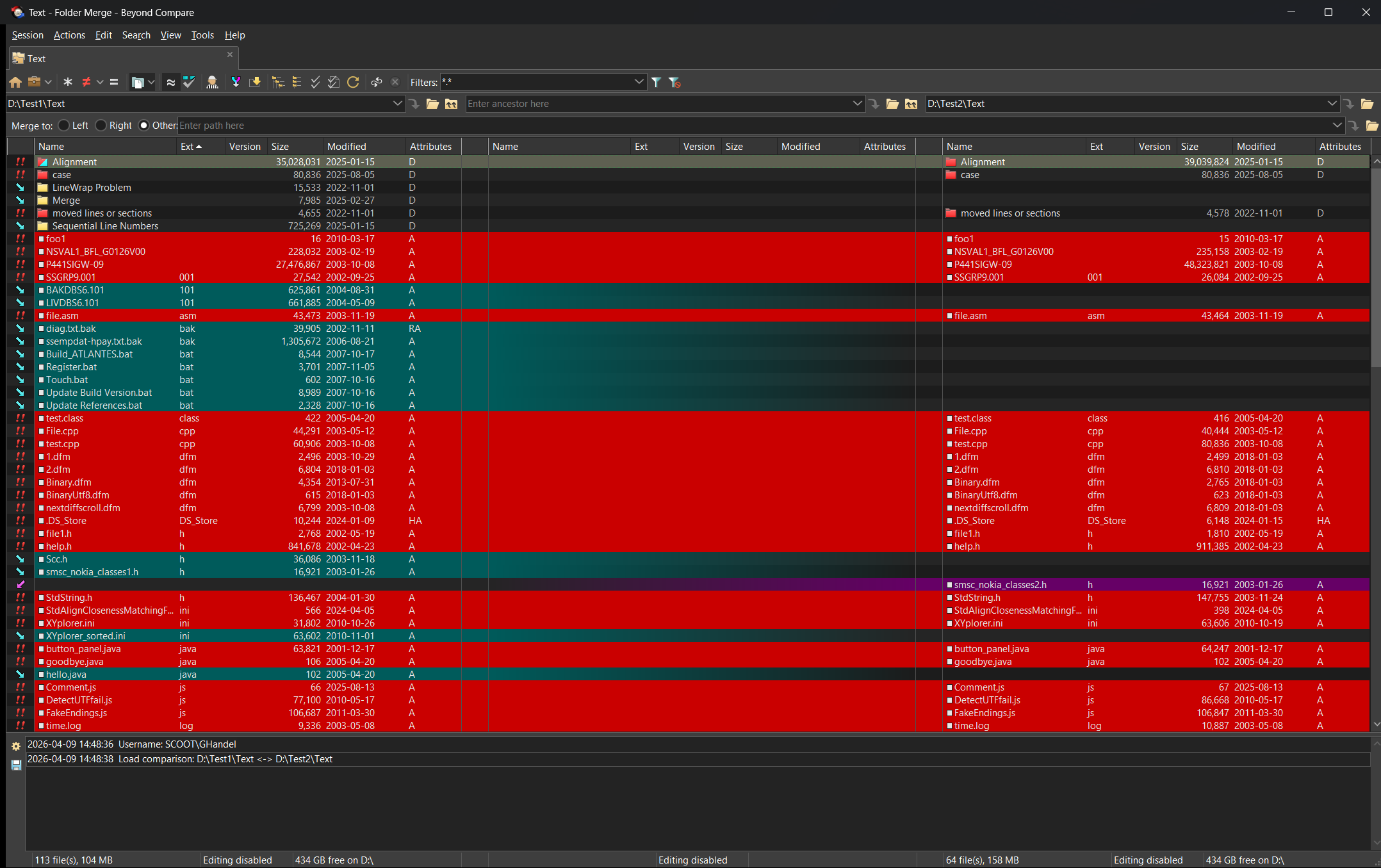 Folder Merge - Dark Theme