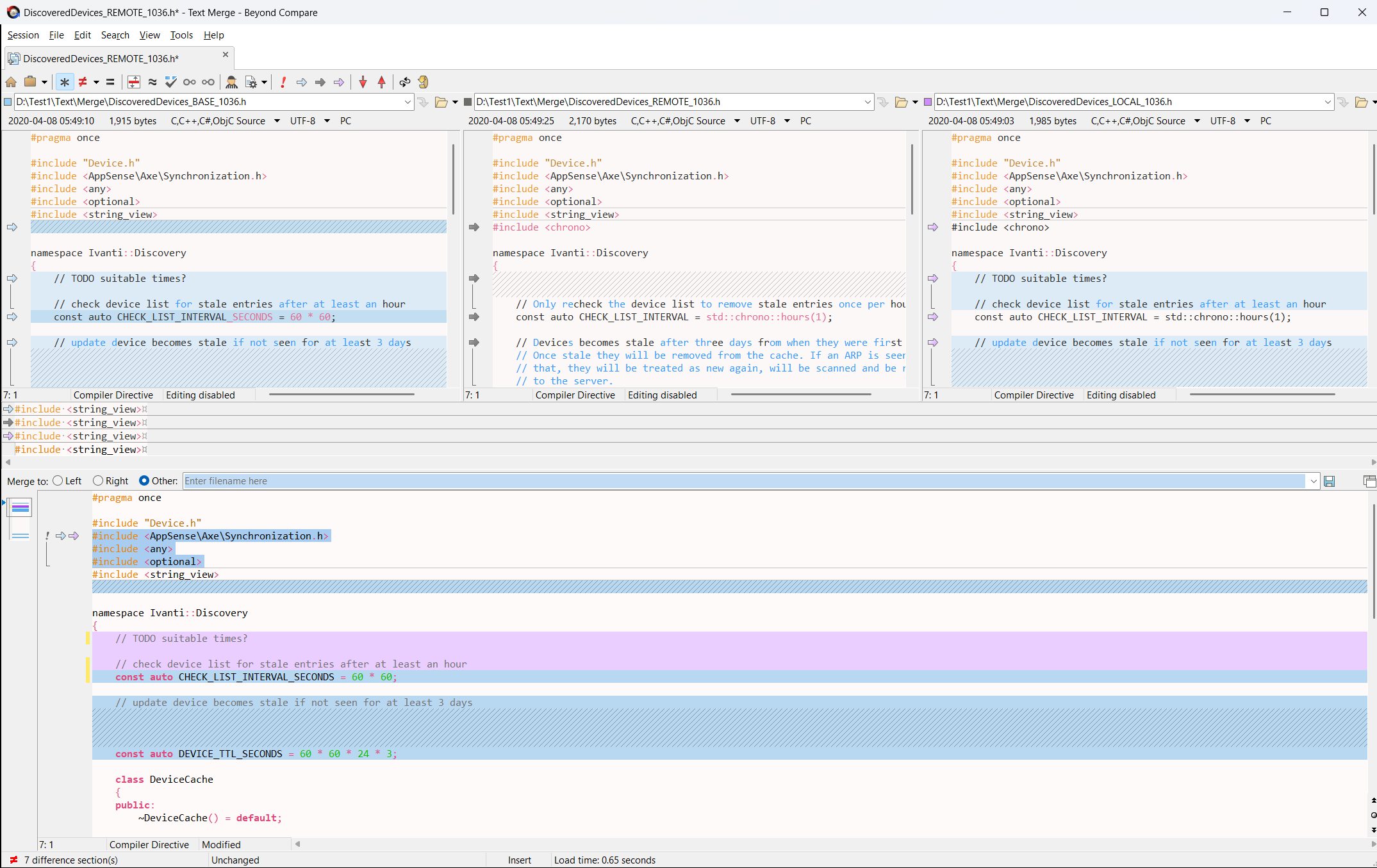 Text Merge - Light Theme