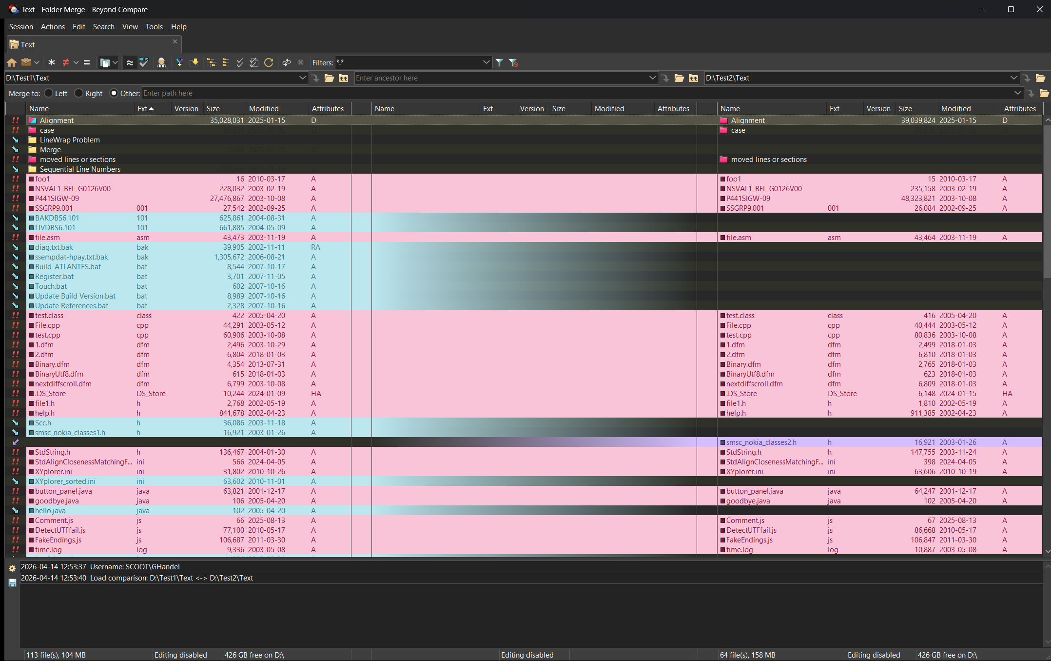Folder Merge - Dark Theme