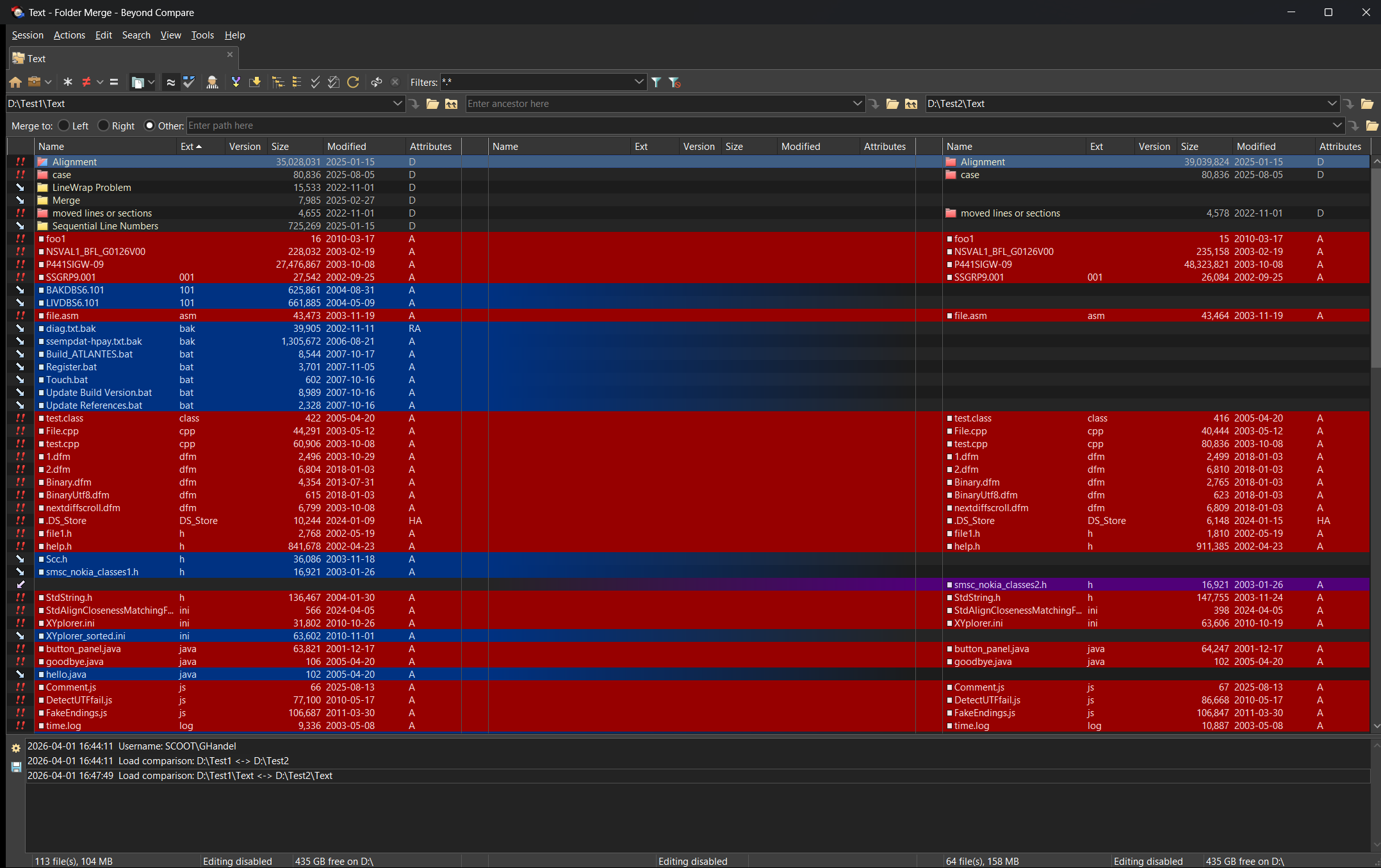 Folder Merge - Dark Theme