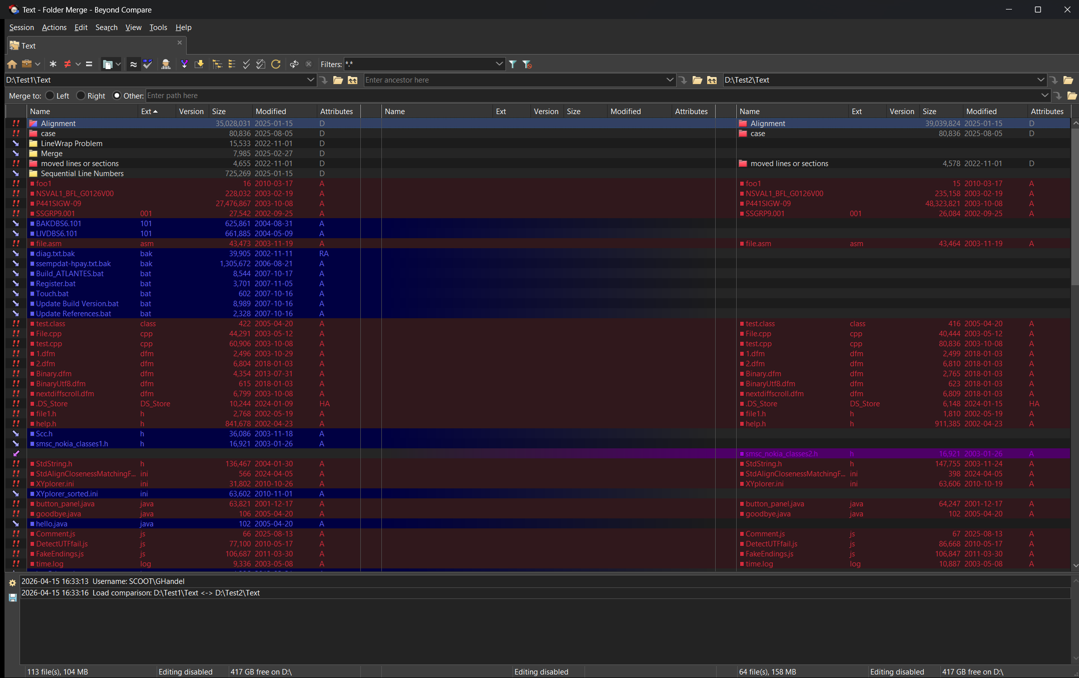 Folder Merge - Dark Theme